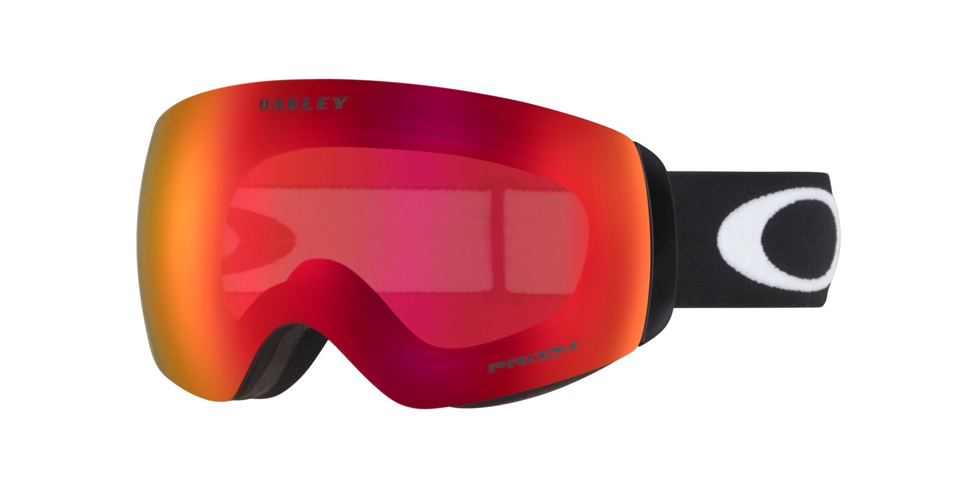 Oakley Flight Deck M Snow Goggles Prizm Snow Torch Iridium Matte Black Strap