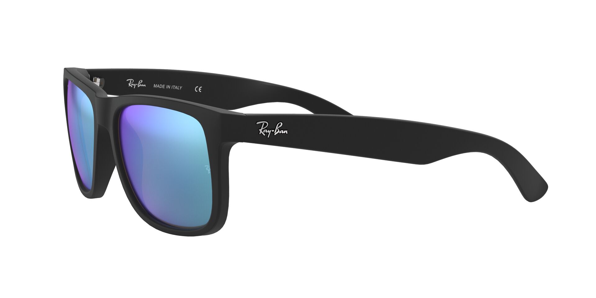 Ray ban justin blue mirror lens sales