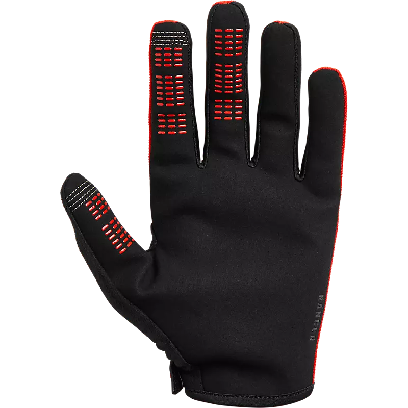Fox Youth Ranger Glove Fluorescent Red First Stop Board Barn