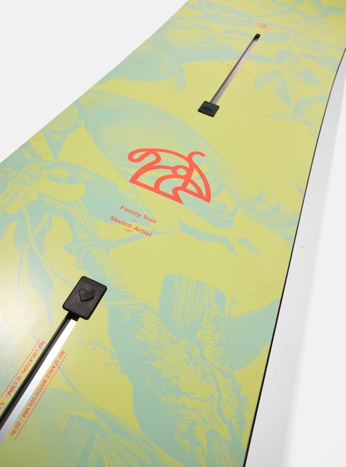 Burton Family Tree Sketch Artist Camber Snowboard 2026 – First