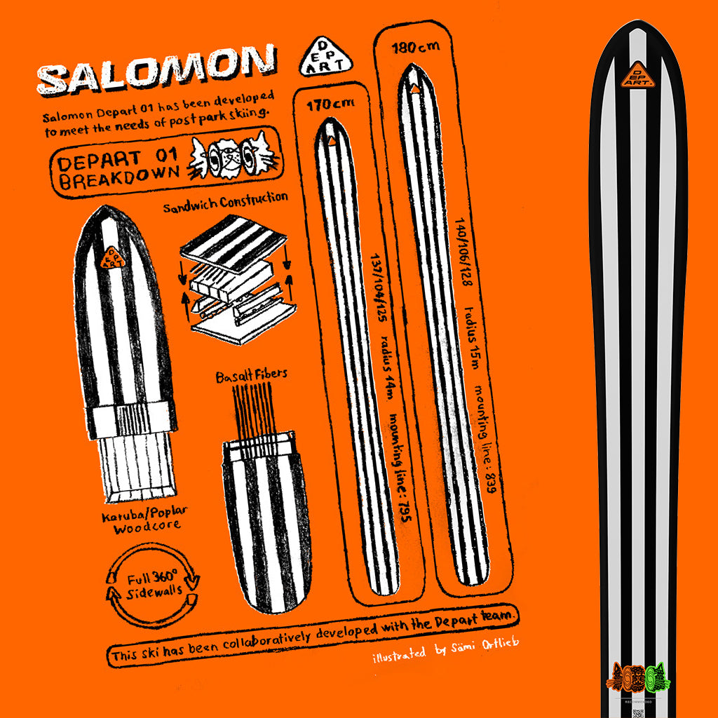 salomon depart ski Salomon Départ 1.0 Skis