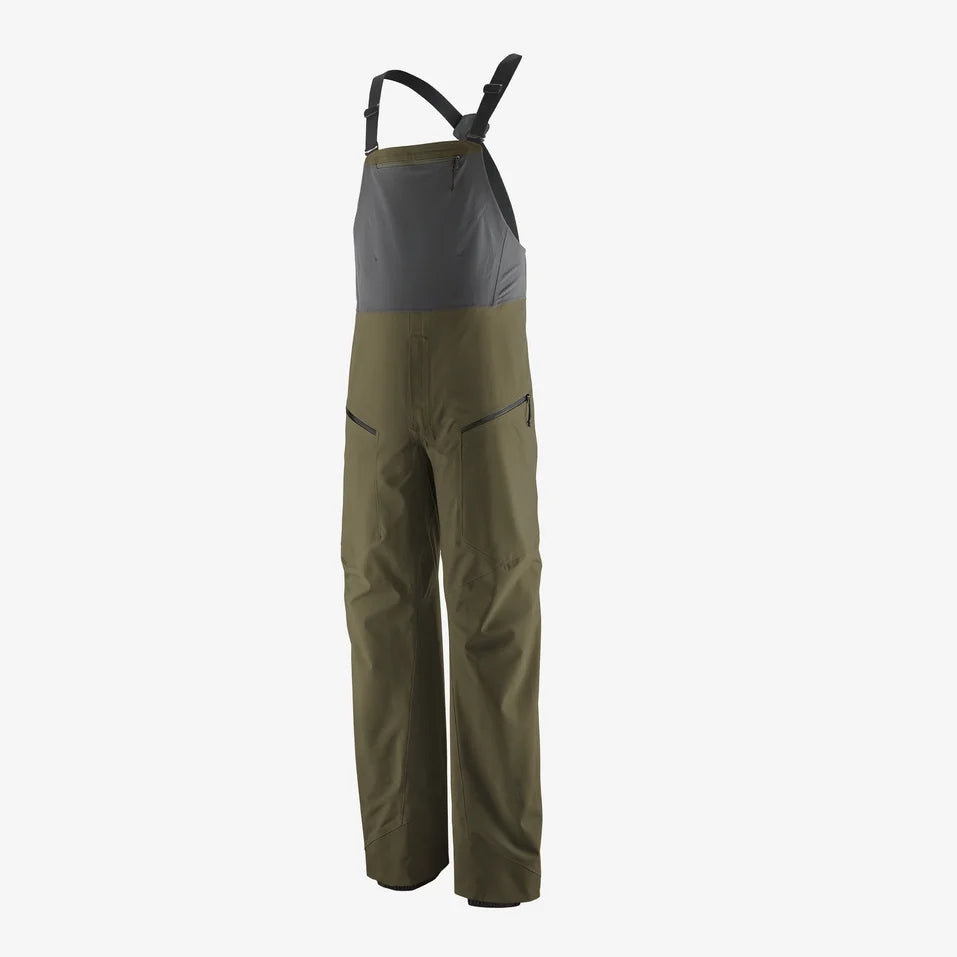 Patagonia M s Snowdrifter Bibs Basin Green First Stop Board Barn