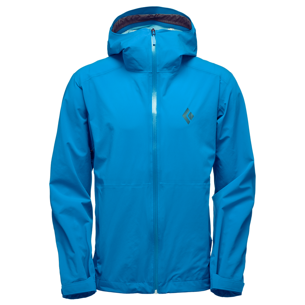 Black diamond top rain shell
