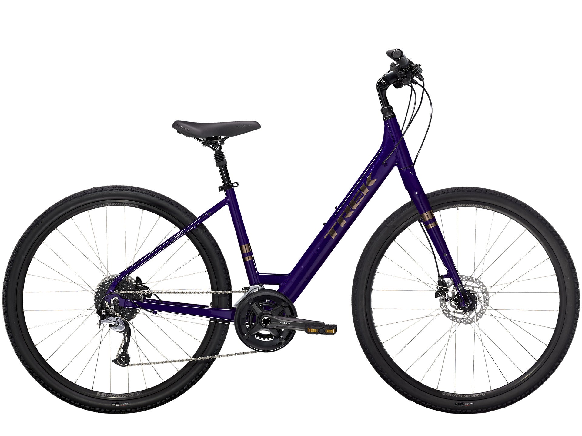 Trek Verve 3 Disc Lowstep Hybrid Bike – First Stop Board Barn