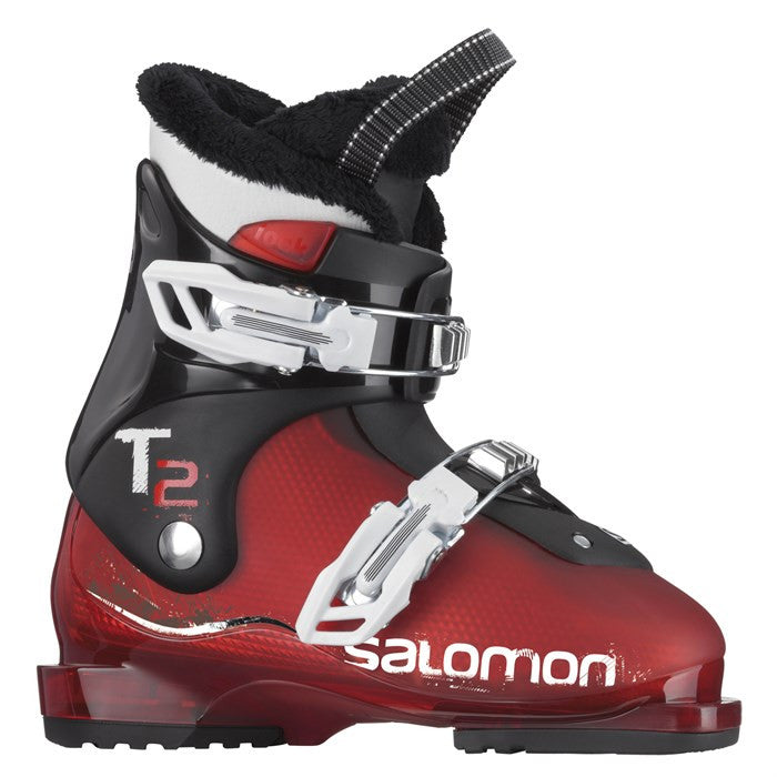 Bloom at fortsætte Åbent Salomon T2 Junior Ski Boots Red